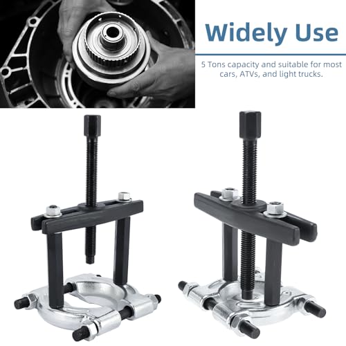 8Milelake SZ 14Pcs Bearing Separator Puller Set Heavy Duty 5 Tons Capacity 2Inches And 3Inches Splitters Remove Bearings Kit thumb #3