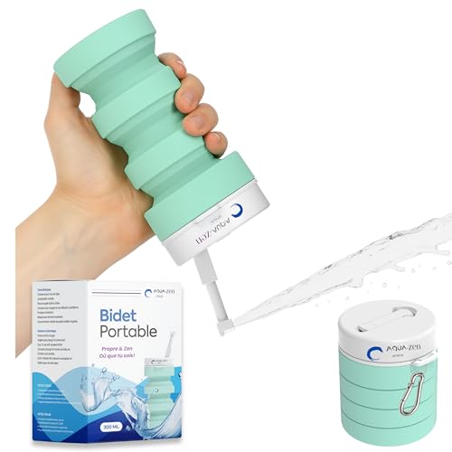 Bidé Portátil Plegable Istinja – Botella Perineal Higiene Íntima – Postparto, Maternidad, Bebé – Viaje, Camping, Senderismo – Lavado Perineal, Hemorroides, Ablución – Compacto, Cabe en Bolso