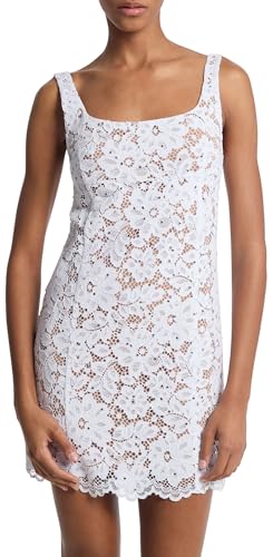 Materiali: realizzato con pizzo floreale con cordoncino con dettagli a borchie. La vestibilità perfetta: la modella è alta 180 cm e indossa la taglia 2