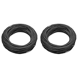 Contenu du paquet: 2 x Fil Électrique PVC; Longueur: 30m/100ft; Diamètre extérieur: 1.3mm/0.05 pouce; Style: 1 Cœur de Fil Multibrin UL1007; Matériau d'isolation: PVC; Matériau du conducteur: Cuivre Étamé; Tension nominale: 300V; Résistance à la température élevée: 80°C/176℉; Résistance à basse température : -15°C