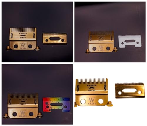 Lamina Fade Dourada Para Maquina De Cortar Cabelo
