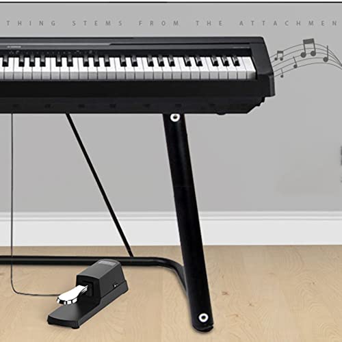 Pedal de Piano Eletrônico, Acabamento Galvanizado Antiderrapante, Resistente à Corrosão, Fácil de Op