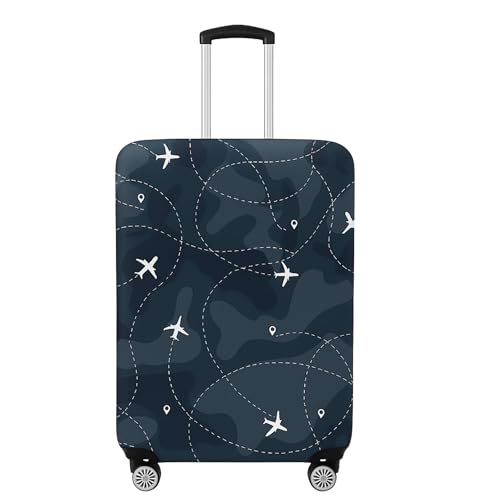 Image of Printed Travel Luggage Cover for Suitcase - Stretchable & Scratchproof Trolley Bag Protector