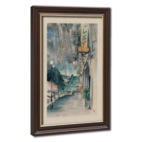 Impression sur toile Chiura Obata paysage Berkeley art japonais à suspendre