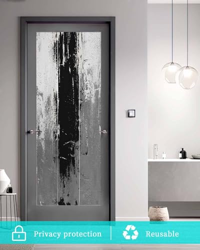 Black Cement Gray Film Decorativo para Ventana 19.6x39.3 miniatura 5