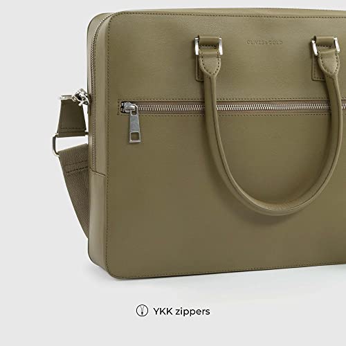 Image of OLIVES & GOLD 14 inch ROYE Laptop Bag For Men and Women | Detachable and Adjustable Shoulder Strap | Travel Friendly | Lightweight