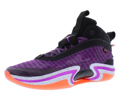Image of Nike Men's Basketball Shoes, Black /Hyper Violet, 15