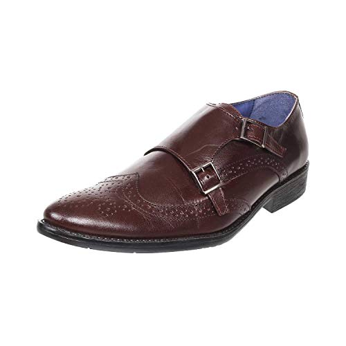 10 Best Metro Shoes for Men in India - Exclusive Collection 4 Metro Men Maron Leather Monk (19-5612-44-39) Size (5 UK (39...