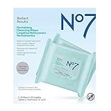 No7 Radiant Results Revitalizing Cleansing Wipes60sheet 1 pack