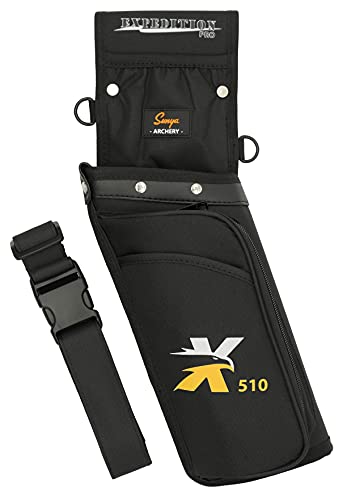 Sunya Tiro con Arco y Flecha Carcaj. Incluye prácticos Bolsillos y cinturón de Nailon. Apto para práctica de Arco Compuesto y Arco recurvo...