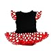 HIHCBF Baby Girls 1st Christmas Outfit Minnie Costume Princess Birthday Romper Tutu Dress w/Headband Shoes