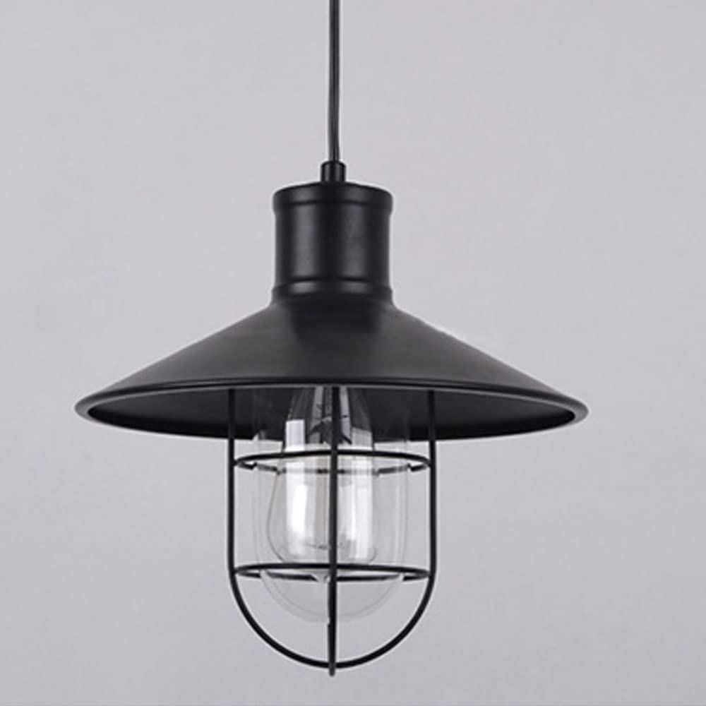 Lustre industriel E27 pour bar et cuisine suspension rétro pot