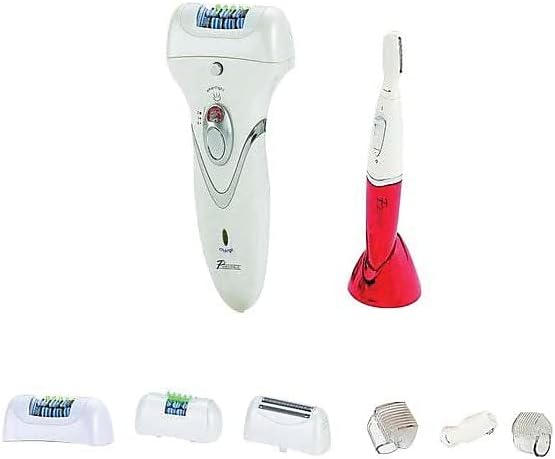 Pursonic FE100 Rechargeable Epilator and Battery Operated Personal Groomer Combo Pack