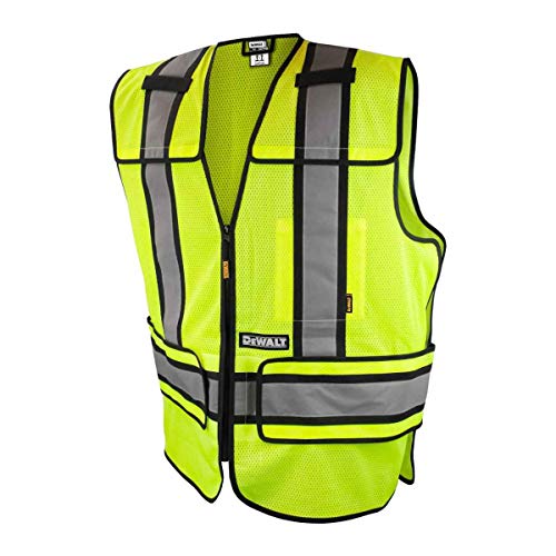 DEWALT DSV421-S/XL Class 2 Adjustable Breakaway Vest, Medium