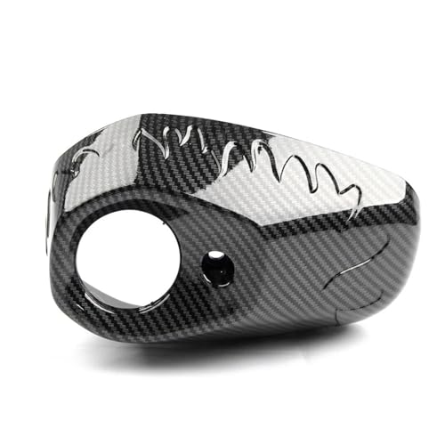 Cubierta de fibra de carbono para escape de moto Yamaha XMAX 300 con acabado premium