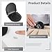 20-Pack Fingerprint Pads, Portable Black Ink Stamp for Id Security and Legal Documentation, Easy to Use
