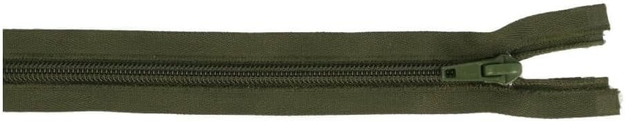 Prym Zip Fastener for Knitwear S 9 separable plastic 30 cm Col.542 olive