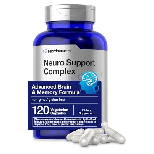 Brain Supplement | 120 Capsules | with Phosphatidylserine & DMAE | Advanced Formula for Memory, Focus, Clarity | Vegetarian & Gluten Free | Neuro Support | by Horbaach