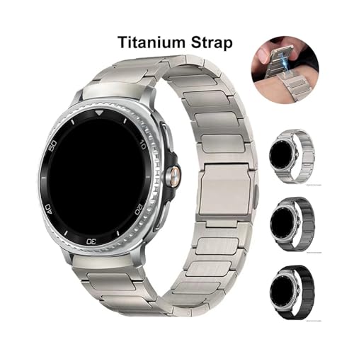 Bracelet en titane pour Samsung Galaxy Watch 8 : finis les bracelets qui irritent la peau