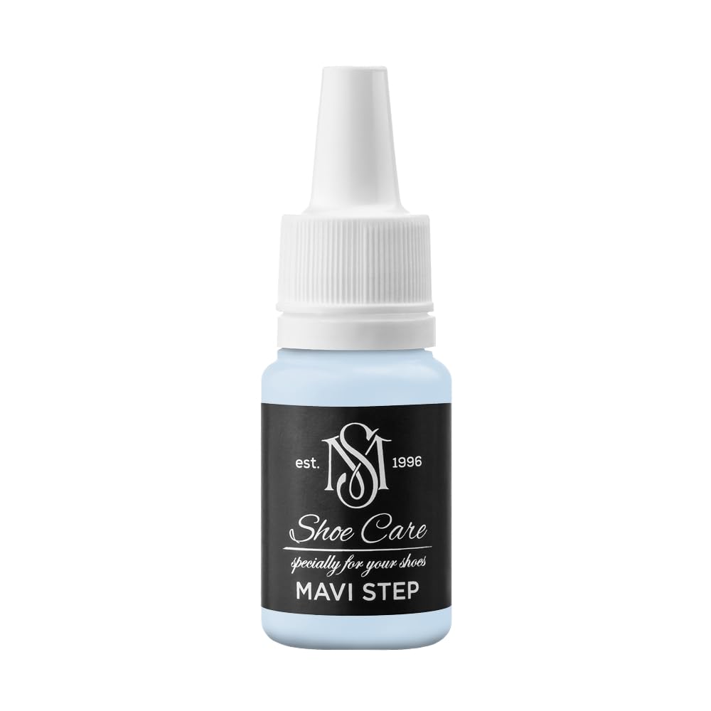 Peinture cuir MAVI STEP à haute couvrance Brume Céruléenne pour rénovation de précision