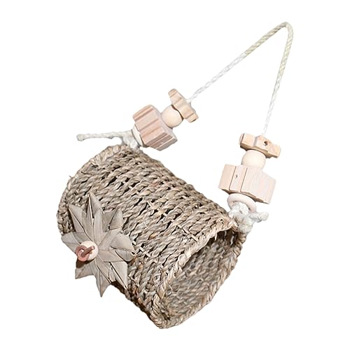 Toddmomy Hanging Bird Nest Hammock for Parrots Breathable Bird Bed Durable Comfortable Cage Accessory for Parakeets Macaws Cockatoos Lovebirds Finches