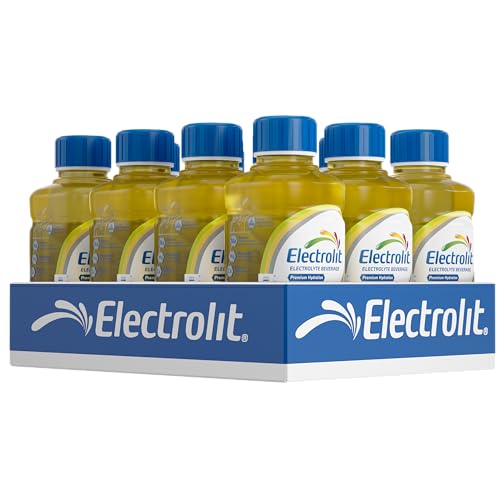 Electrolit Hydration Electrolyte Drinks, Sports Beverages with Electrolytes, Recovery Drink for Post Workout, 12 Pack, 21 Fl Oz Bottles, Passion Fruit