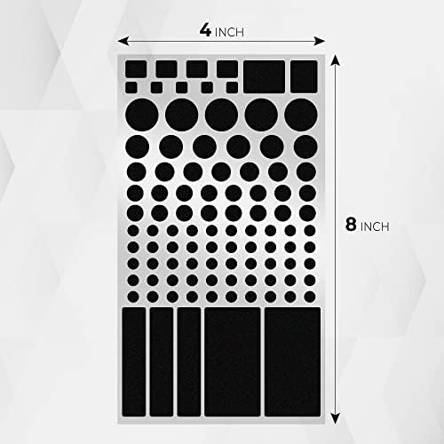 FLANCCI LED Light Dimming Stickers, Adhesive Light Filters for Reducing Bright LED Lights, Sleep-Friendly Light Softening Sheets (2 Sheets) — view 6