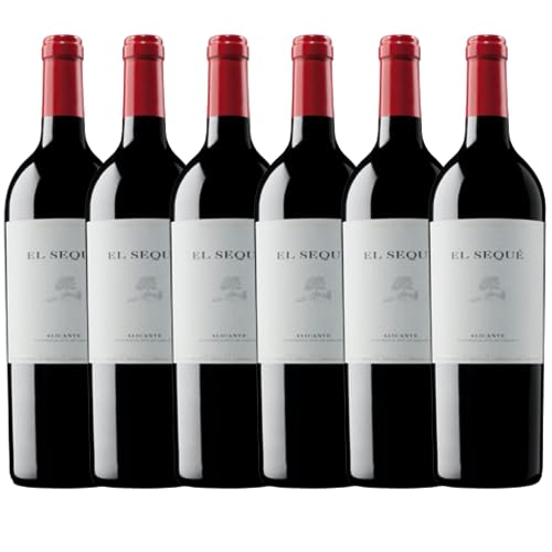 El Sequé 2020 - Vino Tinto Crianza- Ideal Combinar con Carne y Arroces - Vino para Disfrutar - Pack 6 Botellas 750ml
