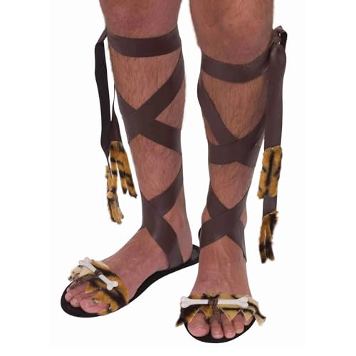 Forum Novelties Men's Stone Age Sandals