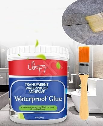 Crack Seal Glue 300gm with Brush Transparent Waterproof Glue for Roof Leakage Crack Seal Agent Roof Water Leakage Solution Water Proof Glue Transparent Glue Waterproofing for Pipe Wall Tiles (B0CT5HGLGZ) Amazon Price History, Amazon Price Tracker