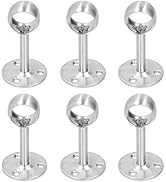 Alvinlite Support de Tringle à Rideau Support de Fixation pour Plafond - Acier Inoxydable Support...