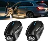 2PCS Car Door Lights Logo Projector Rechargeable Universal,Rechargeable Wireless Car Door Projector Lamp,HD Vehicle Welcome Lights,Shadow Ghost Lamp (Logo-A-cu-rr-a)