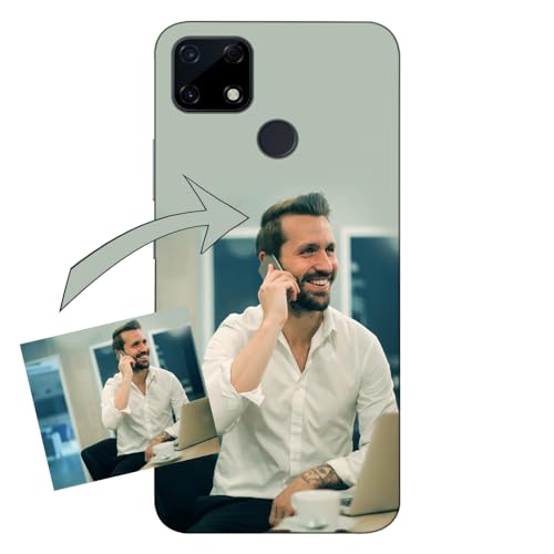 Image of Realme Narzo 30A Customized Mobile Cover | Realme Narzo 30A Customised Mobile Cover | Photo Print Mobile Cover for Realme Narzo 30A | Photo Print Mobile Cover for Realme RMX3171 Clear
