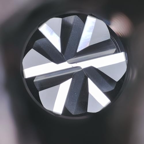 Image of Tools Carbide End Mills,6 Flute Corner Radius Milling Cutter,High Helix Angle for High Hardness Steel Finshing Milling Processing - 1 /4 Shank (1 /8-2.0 inch 1PCS)