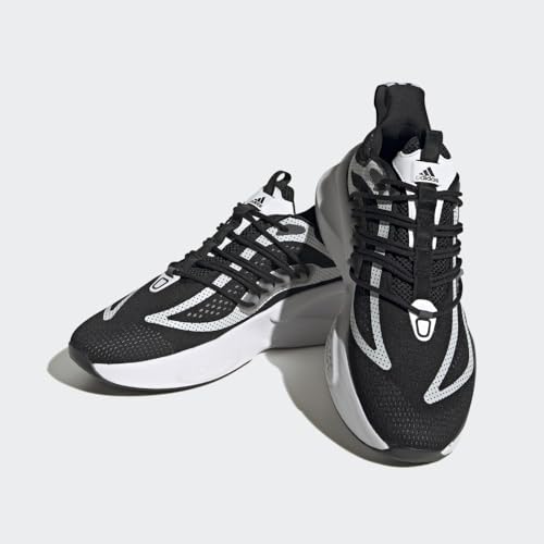 Image of Adidas Mens Alphaboost Knit Performance Running ShoesRunning Shoe