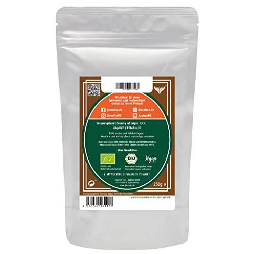 Azafran BIO Ceylon Zimt gemahlen Zimtpulver mit geringem Cumarin 250g – Bild 7