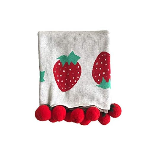 Baby mjuk stickad ren filt för pojkar och flickor, prickiga småbarn varm swaddle sovande kvadrat överkast filtar stickade unisexmönster barnsäng texturerad sovfilt (120 x 100 cm, vit (boll))