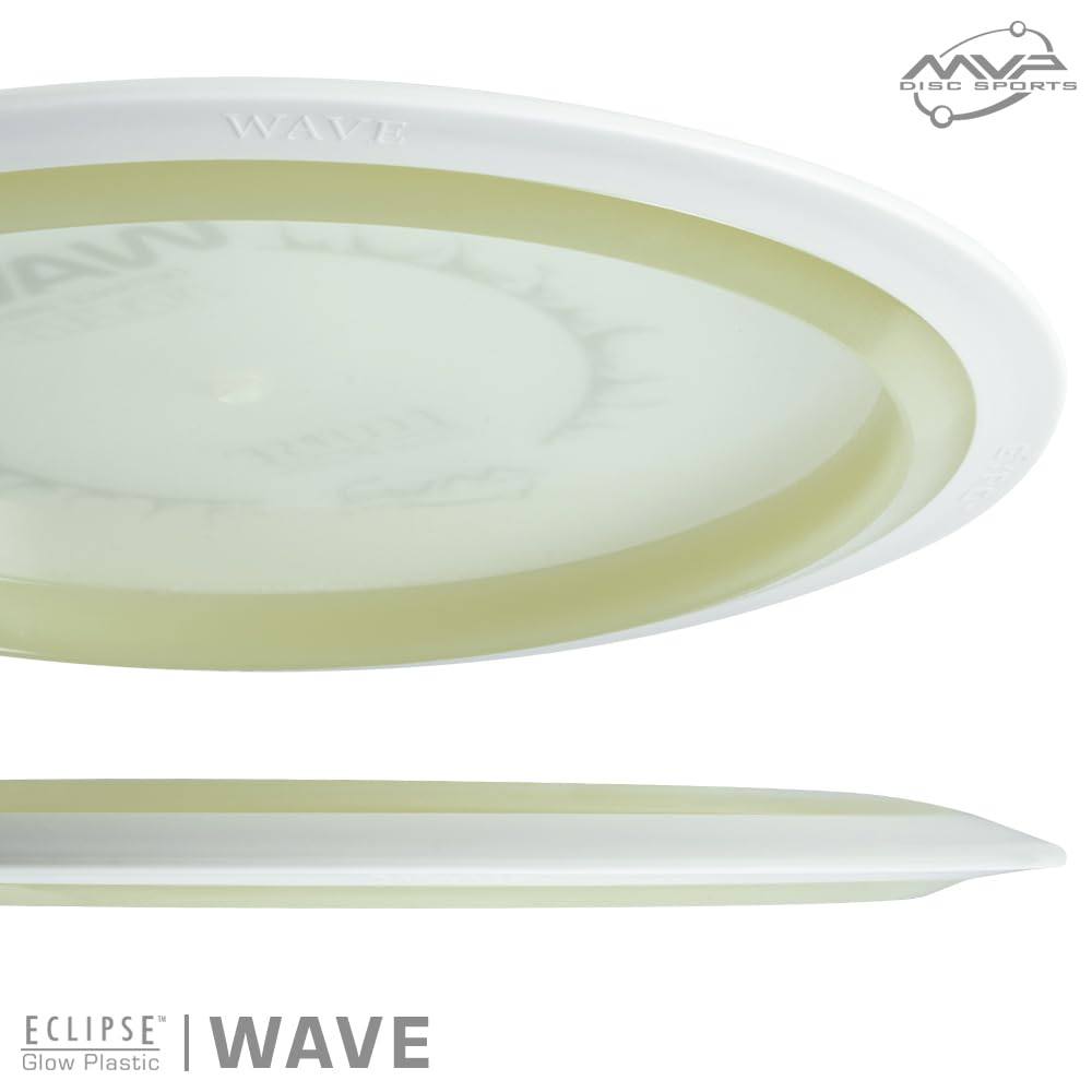 MVP Disc Sports Eclipse Glow 2.0 Wave Disc Golf Distance Driver (170-175g)