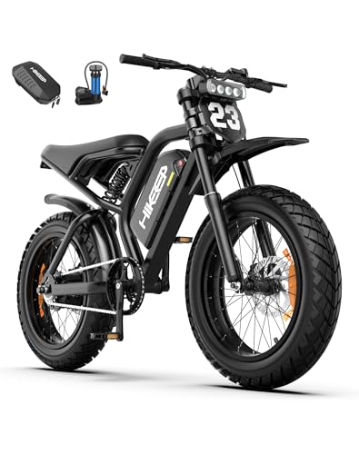 HiKeep Electric Dirt Bike for Adults - 750W Ebike with Peak 1500W Motor 48V 17.5Ah Battery Full Suspension Fat Tire Electric Bicycle 70 Miles Range Mechanical Disc Brakes Safety Tested to UL 2849