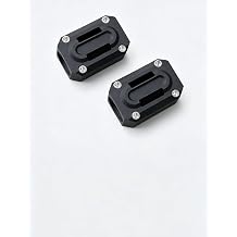 2 PCS Motorcycle Crash Bar Protector Slider, Nylon Engine Guard Bumper Block, Anti-Drop Frame Pad with Hex Wrench, Protective Accessory for 22mm 25mm 28mm Round Crash Bar Tubing (Black)