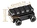 360 Tactical 1 inch High Profile Short Riser Mount Matte Black Picatinny 8 Slot for Scopes and Optics (1/2