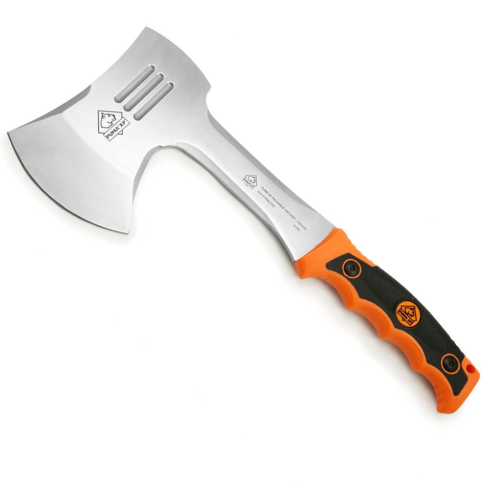 Amazon.com: Puma XP Packable Camping Hatchet with Orange Rubber