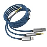 Cavo USB C Aux 1,2 m 3,5 mm adattatore jack maschio per iPhone 17 16 15 14pro Max per Apple compatibile con Samsung Galaxy S26 S25 Audio Car Headphone Type C Lightning Cord Stereo Extension Lead