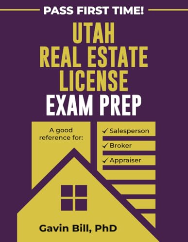 UTAH REAL ESTATE LICENSE EXAM PREP cover