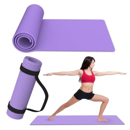 POPYS® Esterilla Yoga Antideslizante con Correa de Transporte | Esterilla Yoga y Pilates ligera | Perfecto para Actividad diaria
