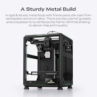 Creality K2 SE 3D Printer, 500mm/s High-Speed Printing, Support Multi Color 3D Printing Needs CFS, Solid Metal Build, Auto Leveling, Direct Drive Extruder, Quick-Swap Nozzle, 220×215×245mm Print Size