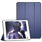 DTTO iPad Case for iPad Mini 4, [Anti-Scratch] Ultra Slim Lightweight [Auto Sleep/Wake] Smart Case Trifold Cover Stand with Flexible Soft TPU Back Cover for iPad mini4, Navy Blue