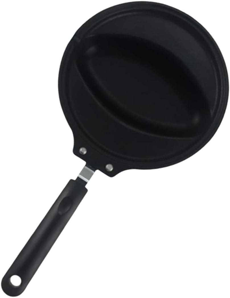 Non-Stick Omelette Pan with Egg Mold 10-inch Flat Frying Pan for Cooking Coating Compatible with Gas Stoves for Home Breakfast