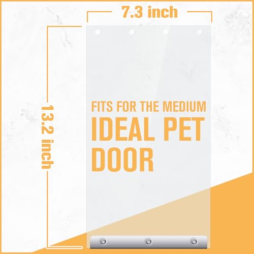 Ripeng-Dog-Door-Replacement-Flaps-Compatible-with-Dog-Door-Model-Clear-Weatherproof-Pet-Flap-Home-Supplies-Easy-to-Install