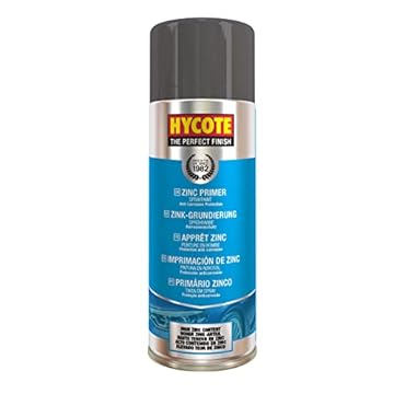 Hycote High Zinc Content, Aerosol Car Spray Paint, Zinc Primer, 400 ml